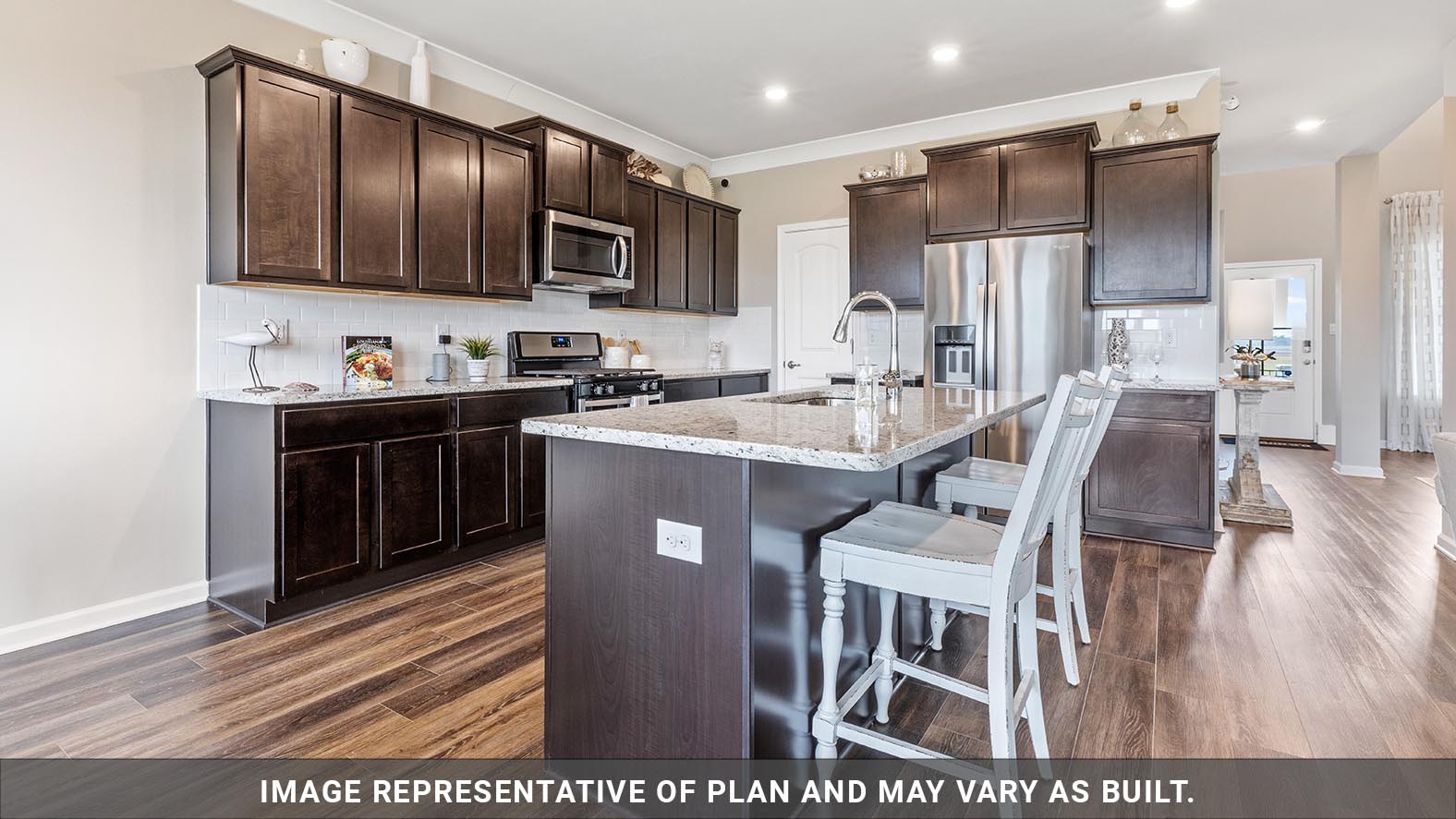 Kitchen - The Bellwood Plan, Lakeshore Villages, Slidell, LA, Presented By D.R. Horton