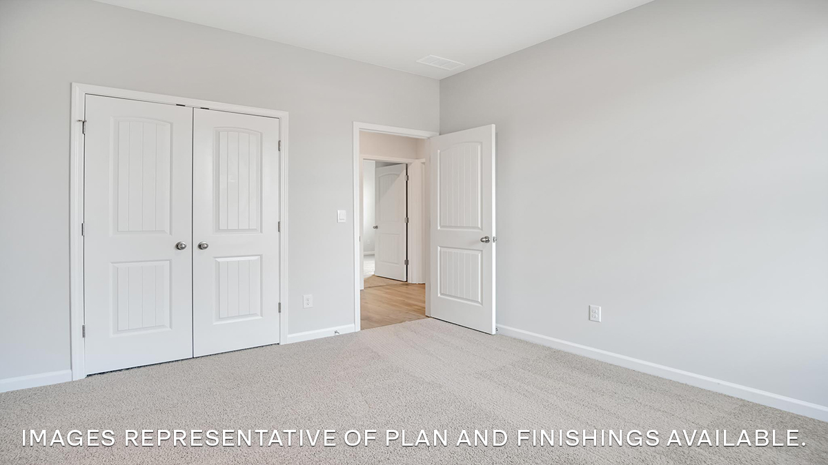 third bedroom with space for up to queen bed