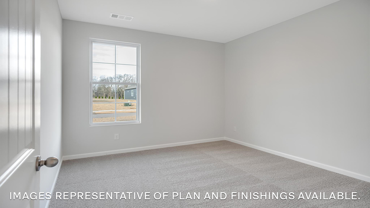 fourth bedroom with single window and space for up to full bedroom set