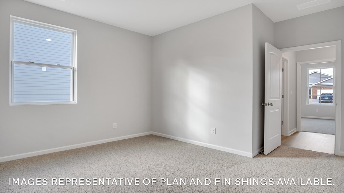 second bedroom with space for up to queen bedroom