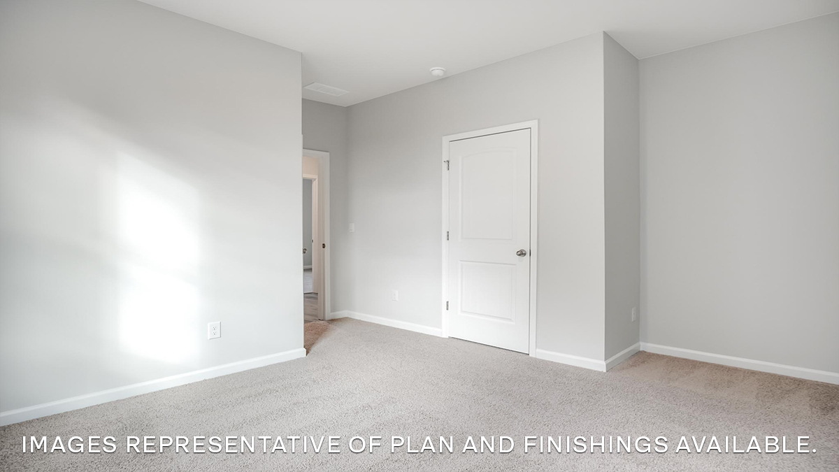 second bedroom with space for up to queen bedroom