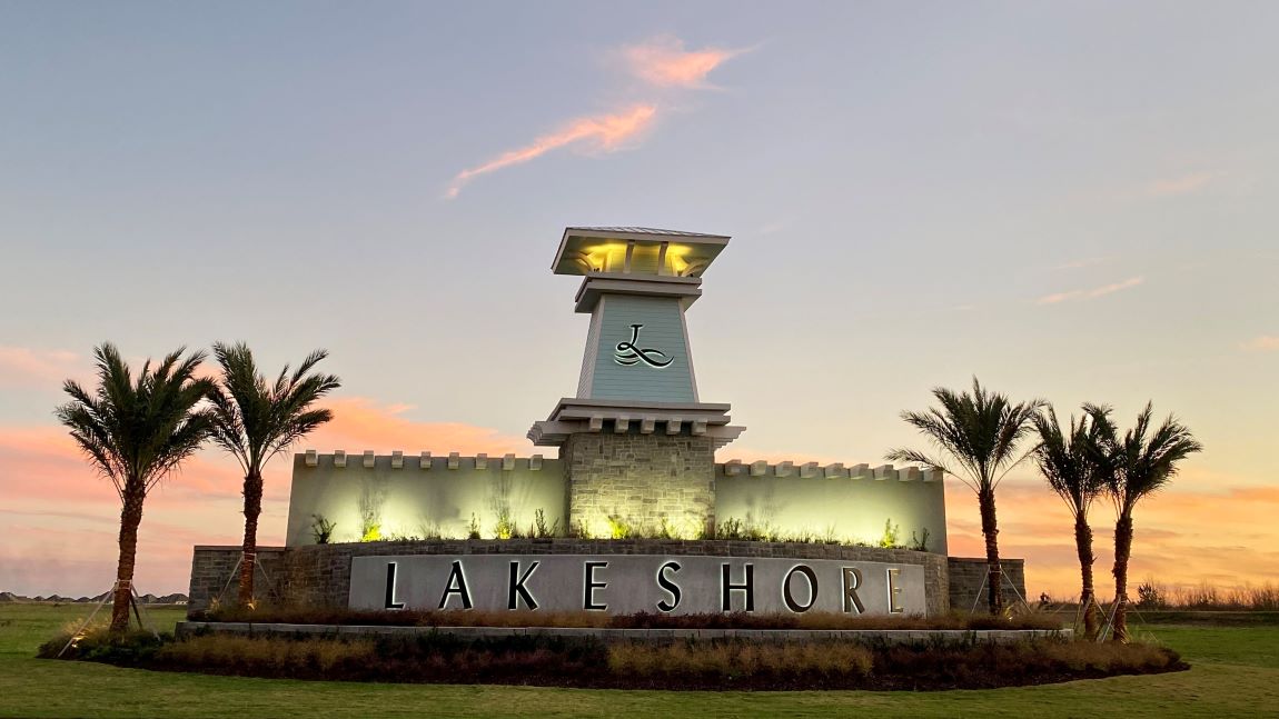 Entrance Lakeshore Villages - Lakeshore Villages, Slidell, LA, Presented By D.R. Horton