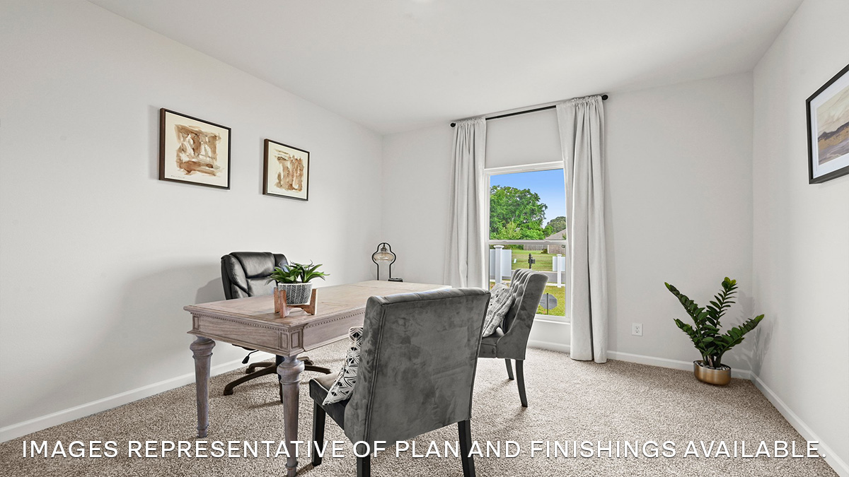 fourth bedroom with single window and closet and space for a queen bedroom set