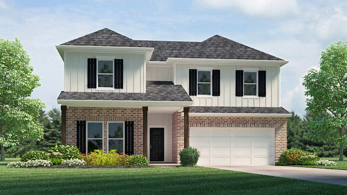 Ozark elevation B23 exterior rendering