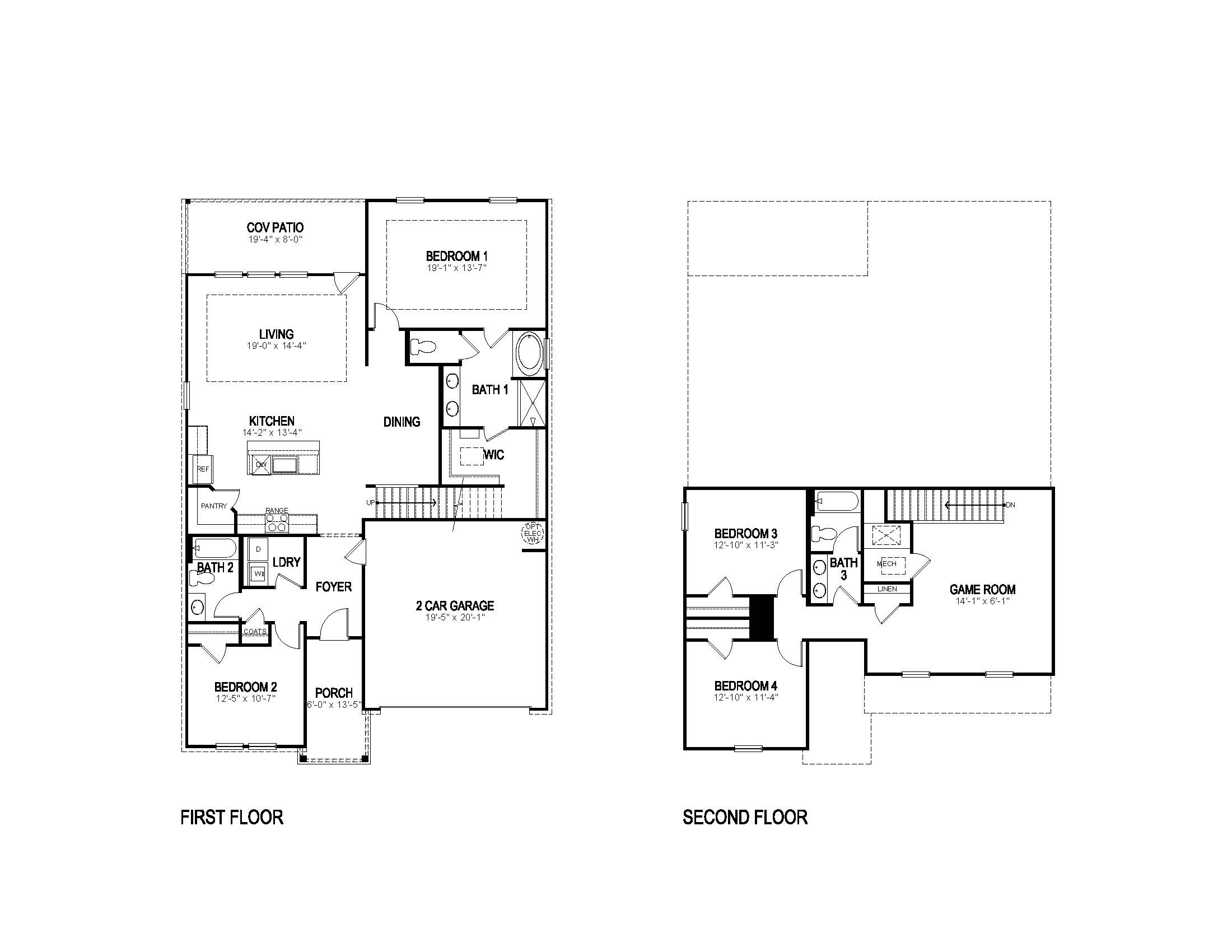 Ozark elevation C23 floorplan