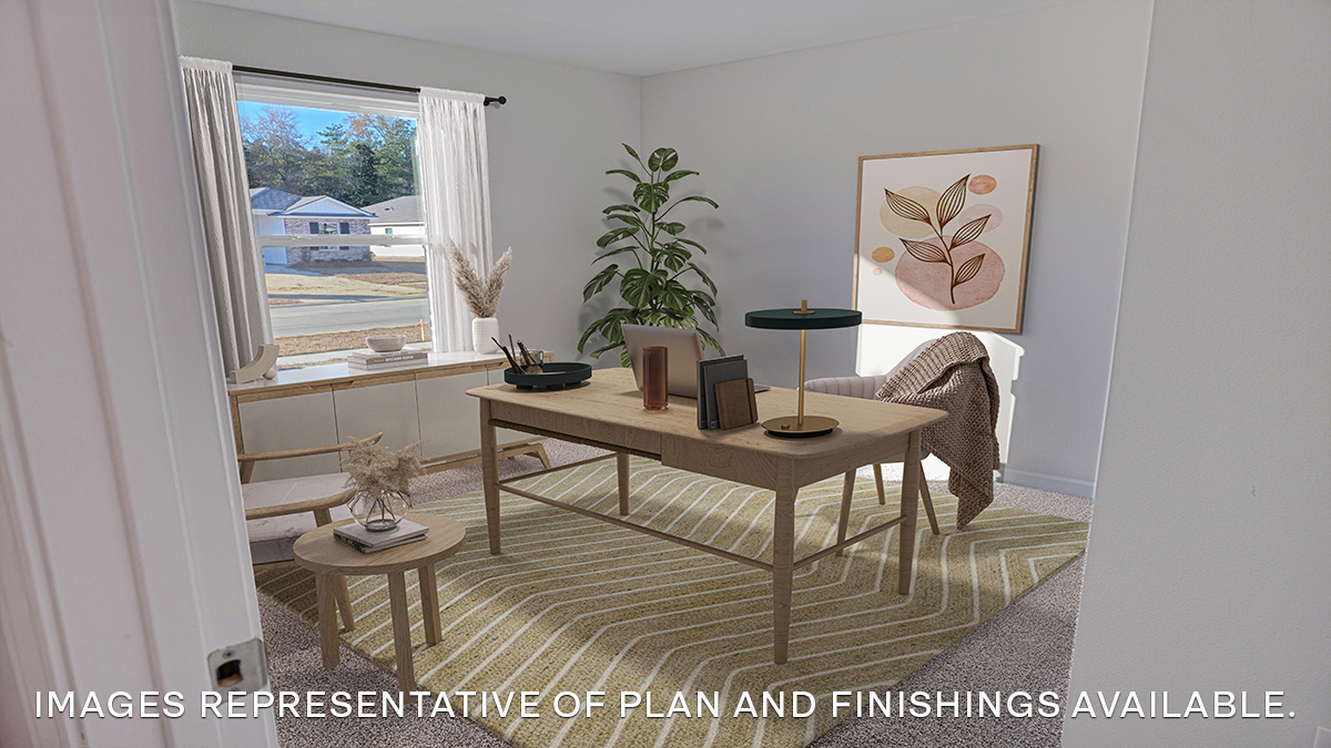 second bedroom with single window and room for up to a full size bed set