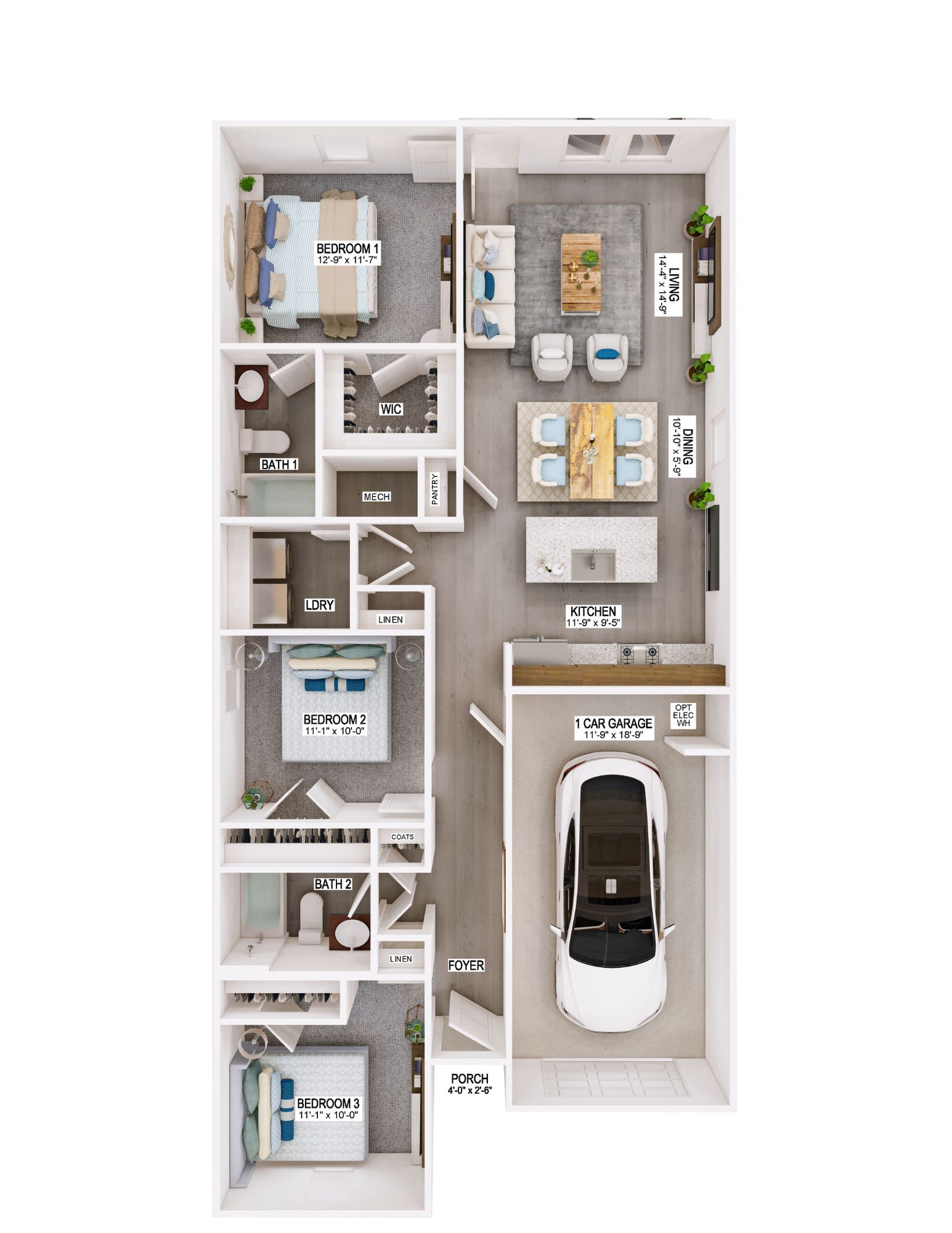 Birch drawn floorplan