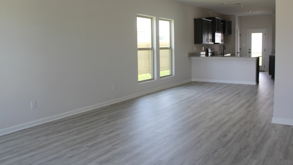 open-concept living room