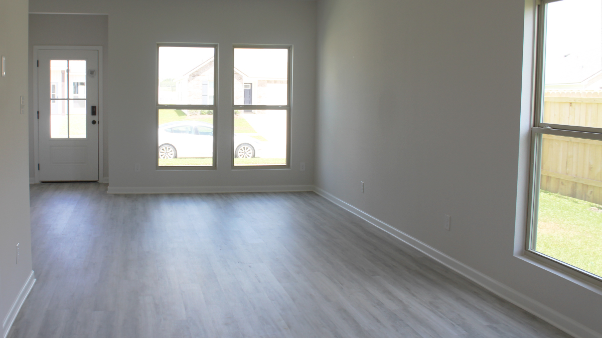open-concept living room