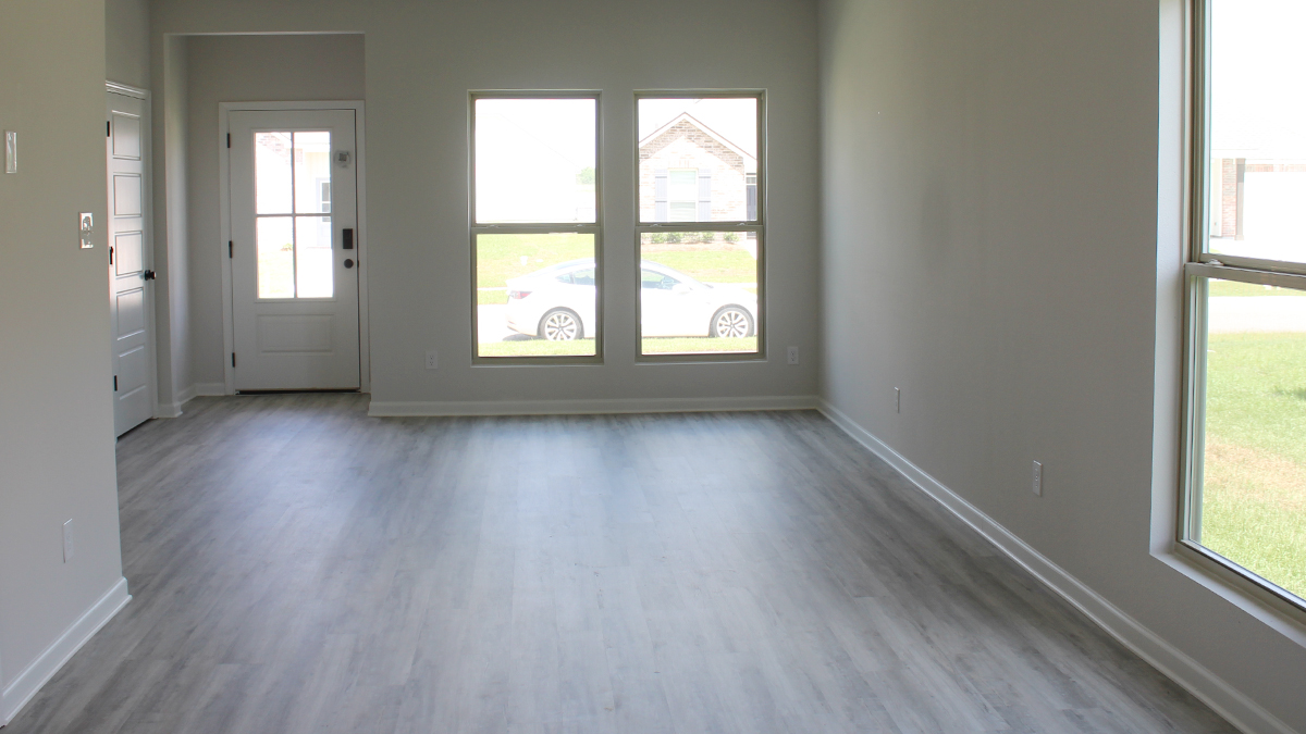 open-concept living space