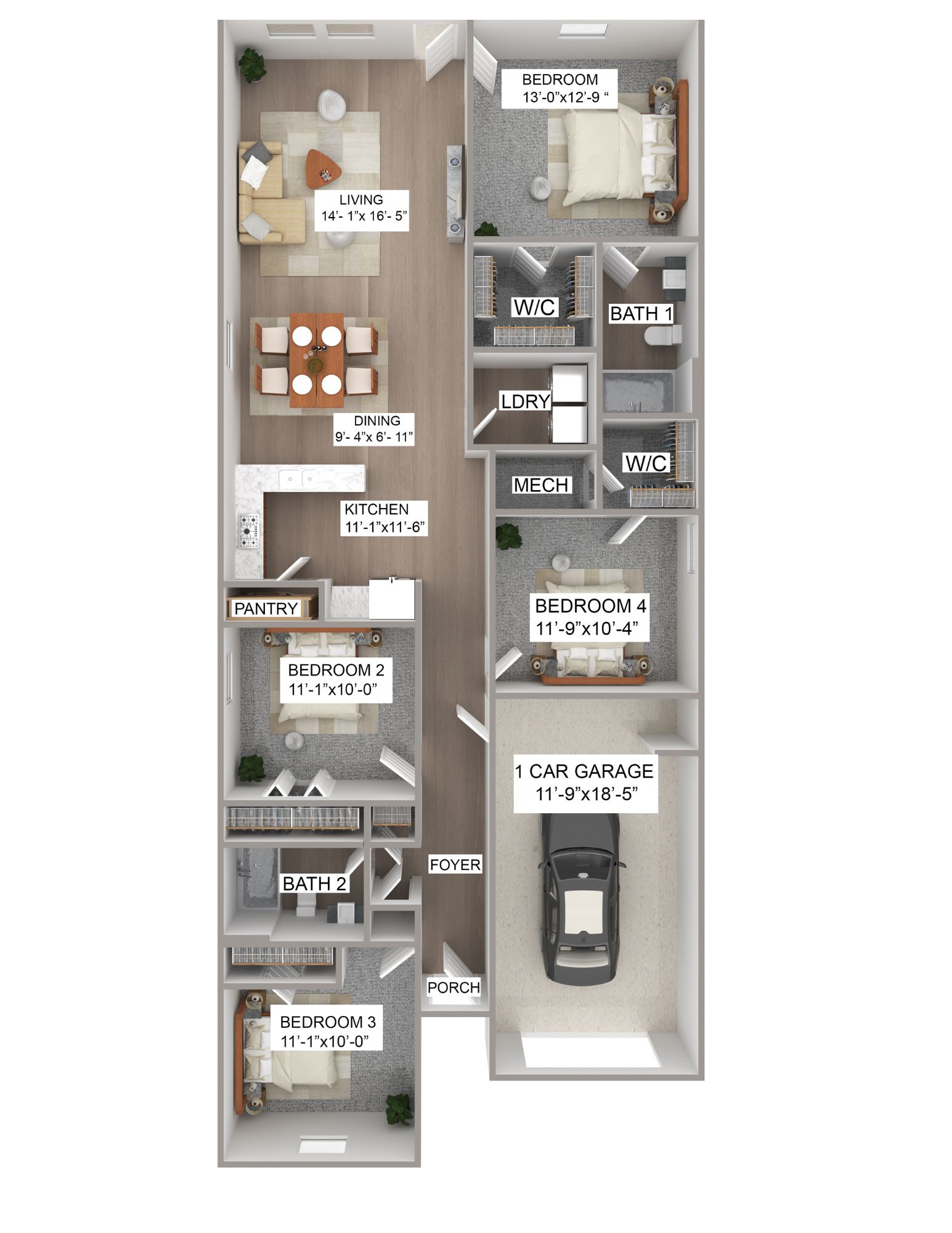 Hickory Drawn floorplan