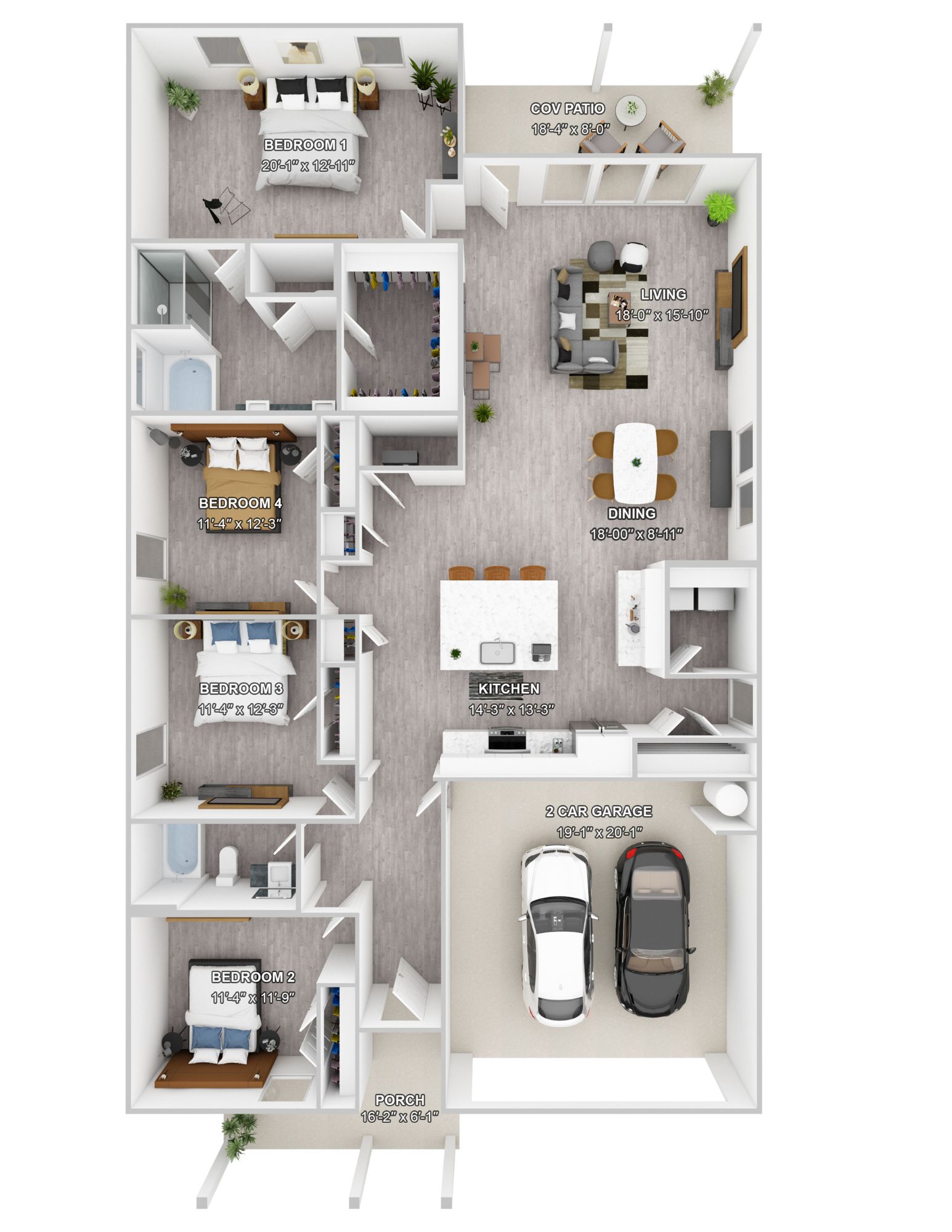 Ledoux drawn floorplan