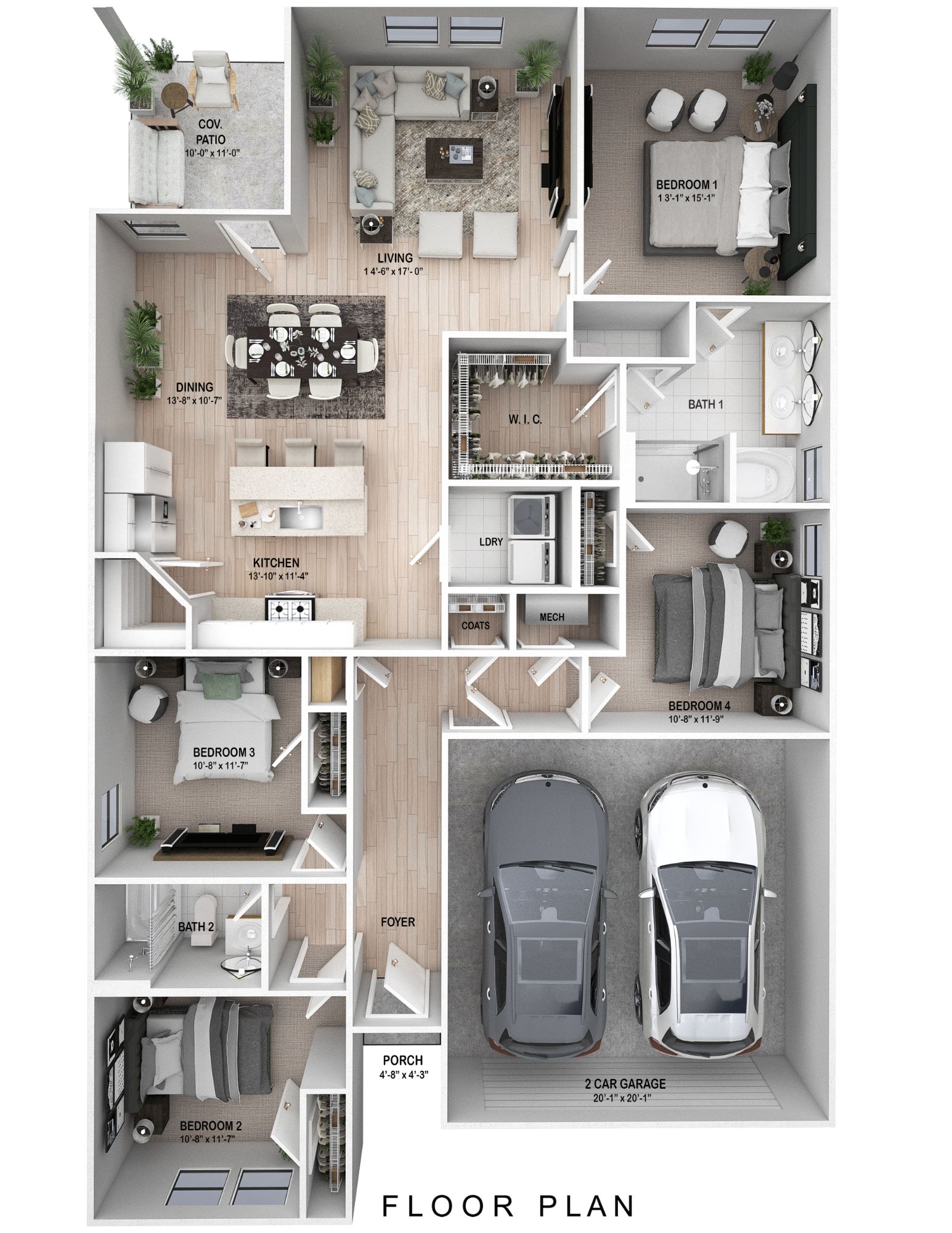 Cameron drawn floorplan