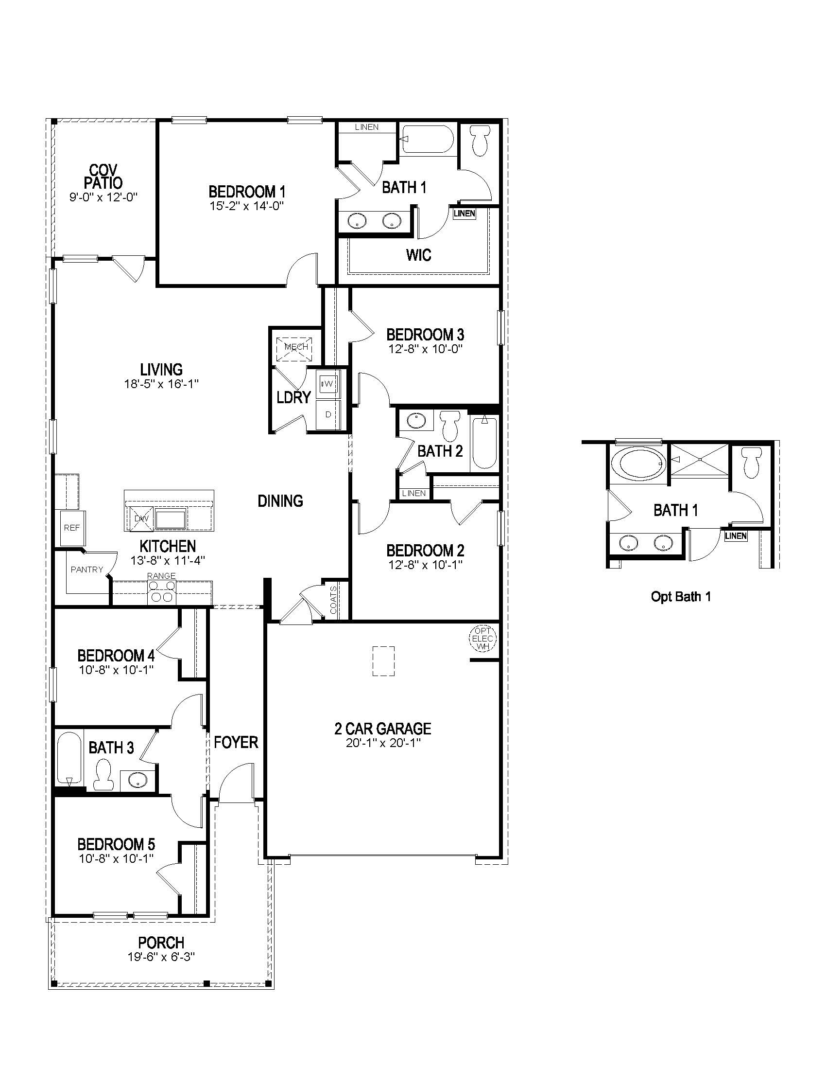 Lakeside elevation c floorplan