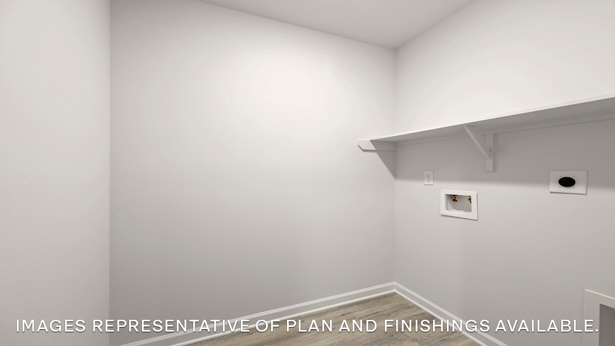 laundry room with space for large laundry appliances