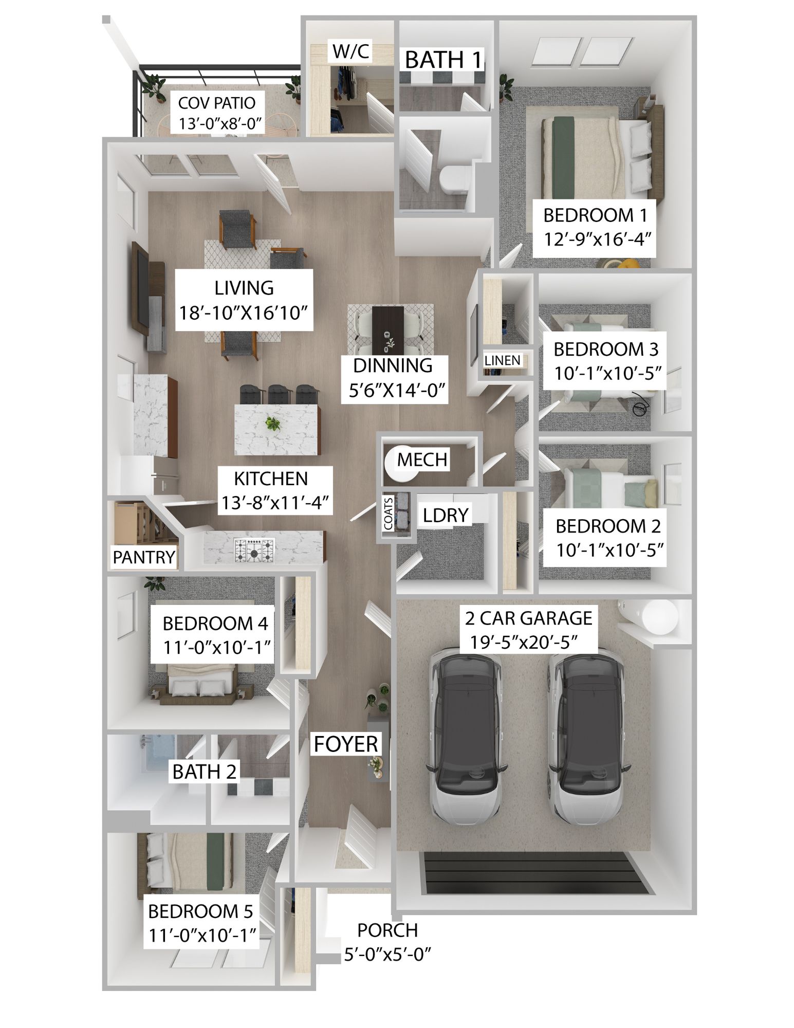 Spruce drawn floorplan