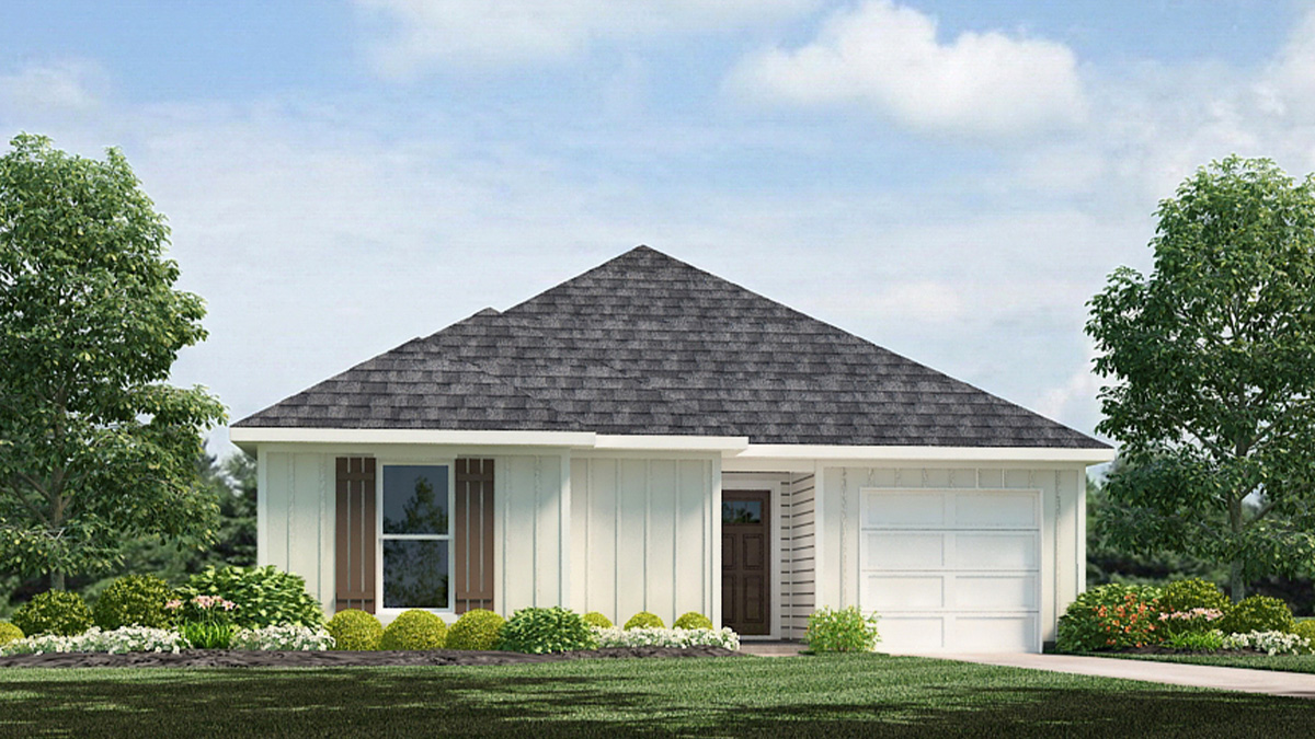 Cherry elevation B15 rendering