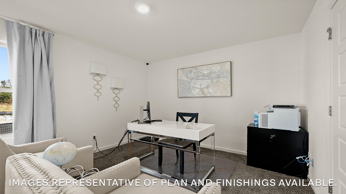 second bedroom with dual windows and room for a queen bed