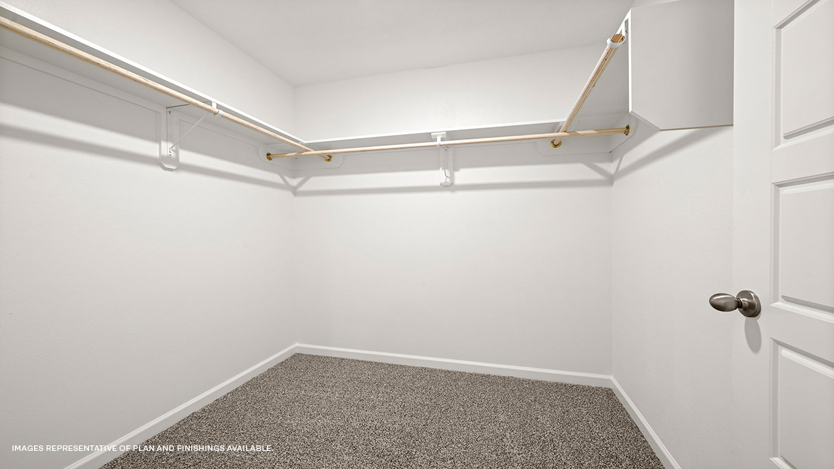 Primary walk-in closet