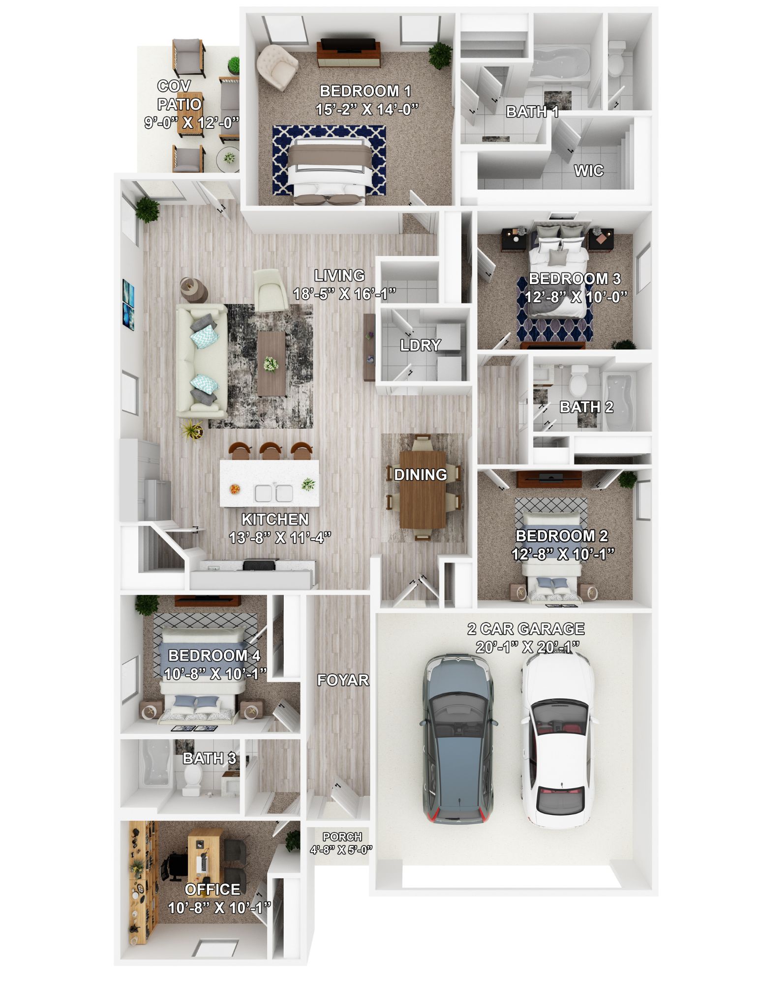 lakeside drawn floorplan