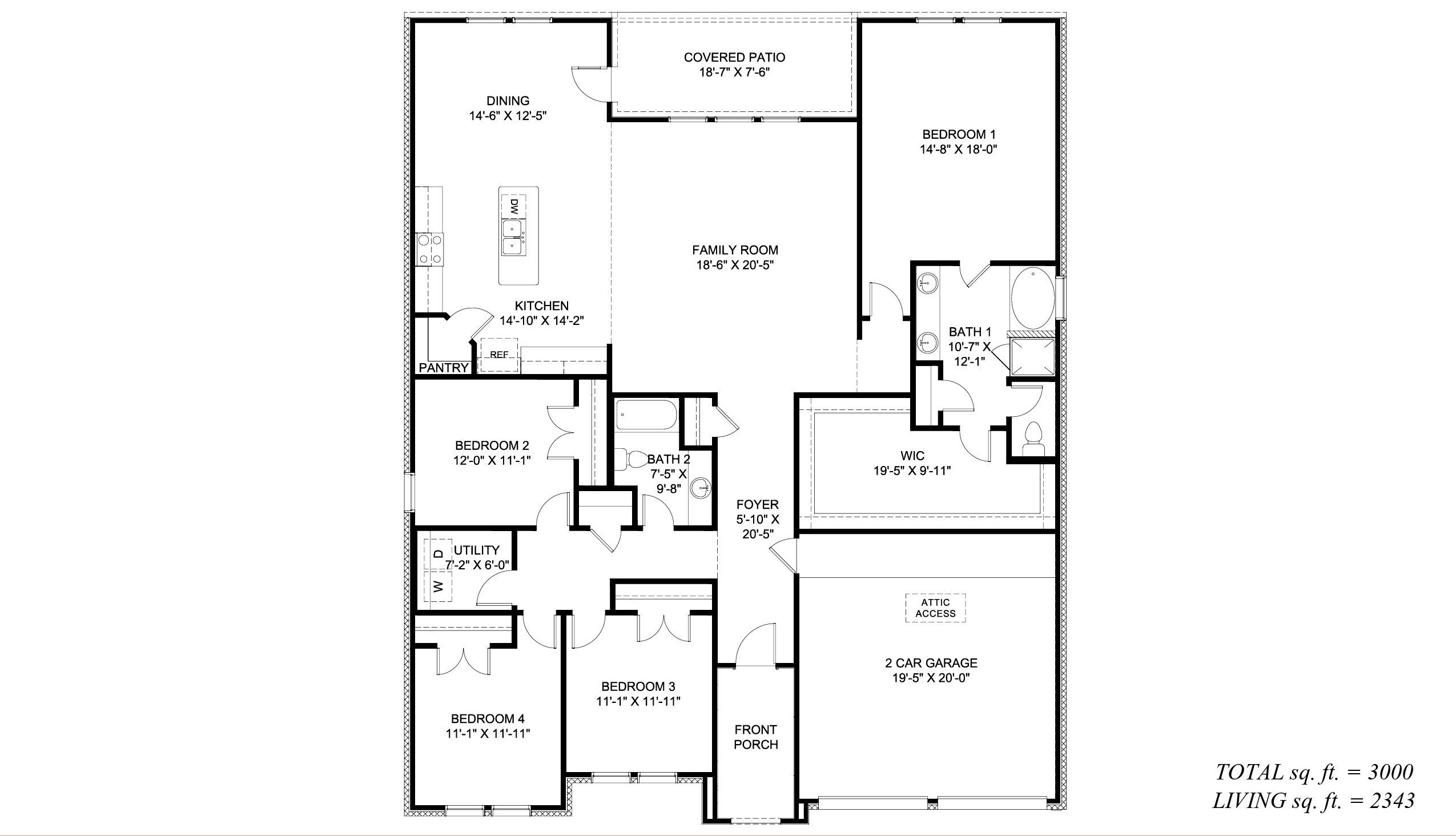 Sterlington A Floorplans