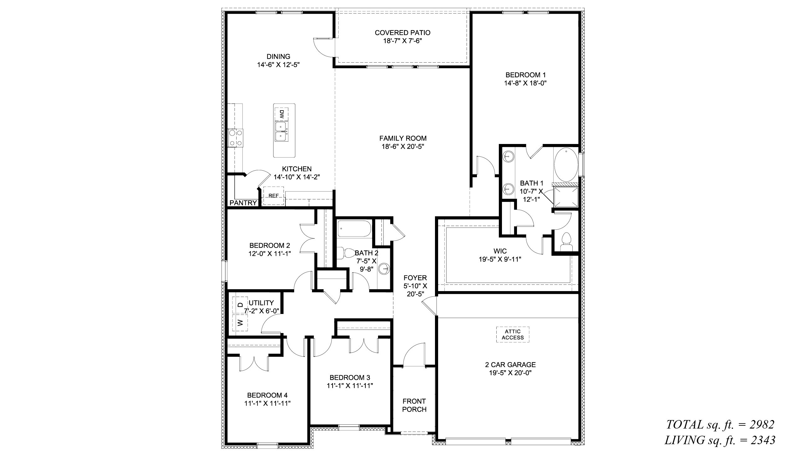Sterlington B Floorplans