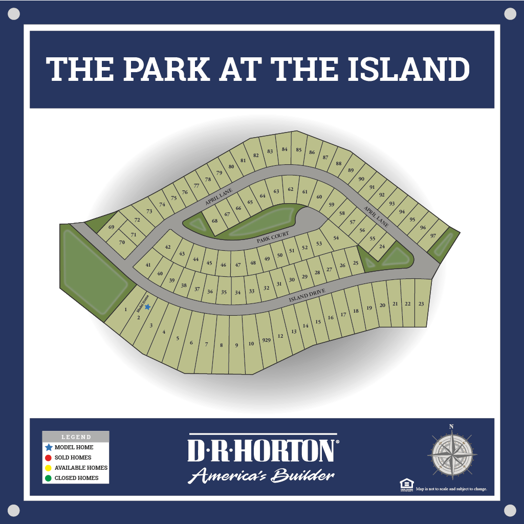 New Homes in The Park at the Island Plaquemine, LA D.R. Horton