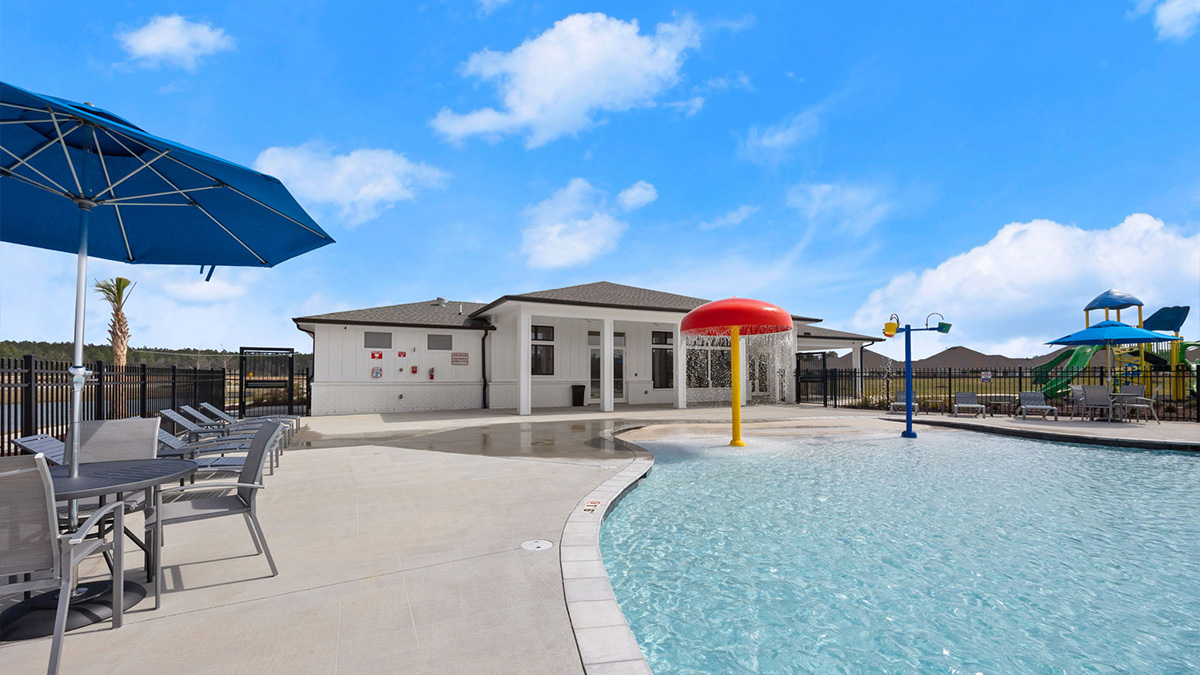 pool in amenity center