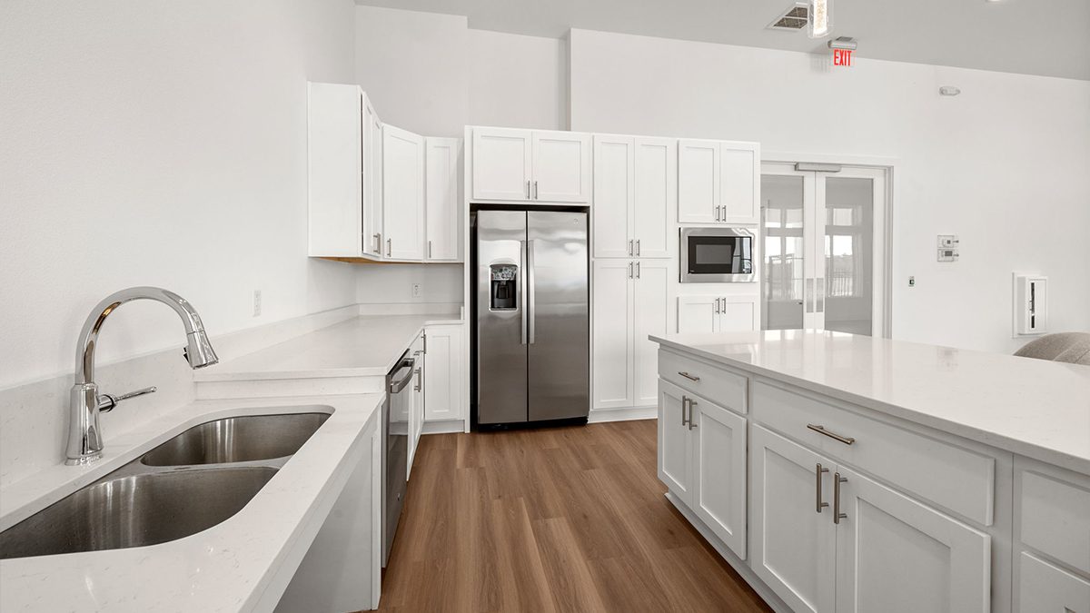 kitchen in amenity center