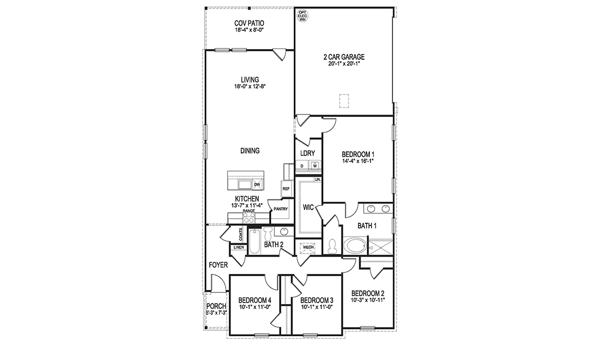 Benton C floorplan
