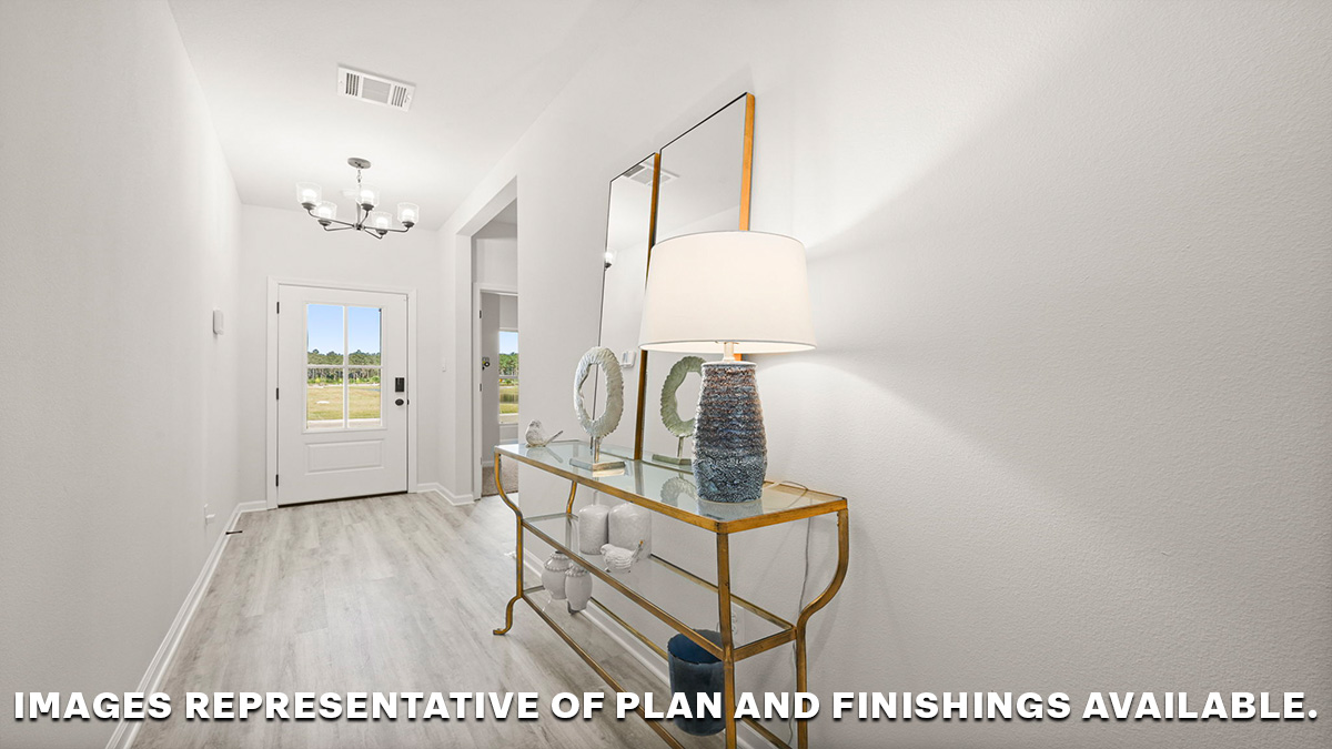 hall in home gaining access to the front room and rest of the house