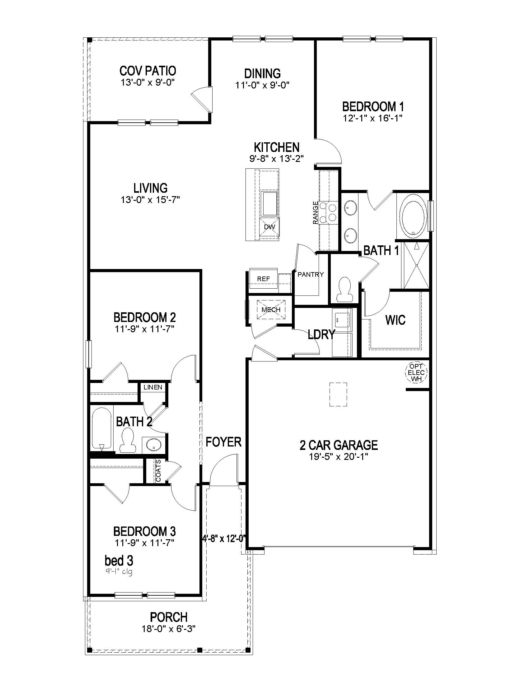 Evergreen K floorplan
