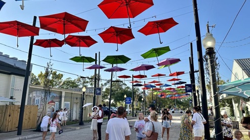 antique umbrella alley, slidell