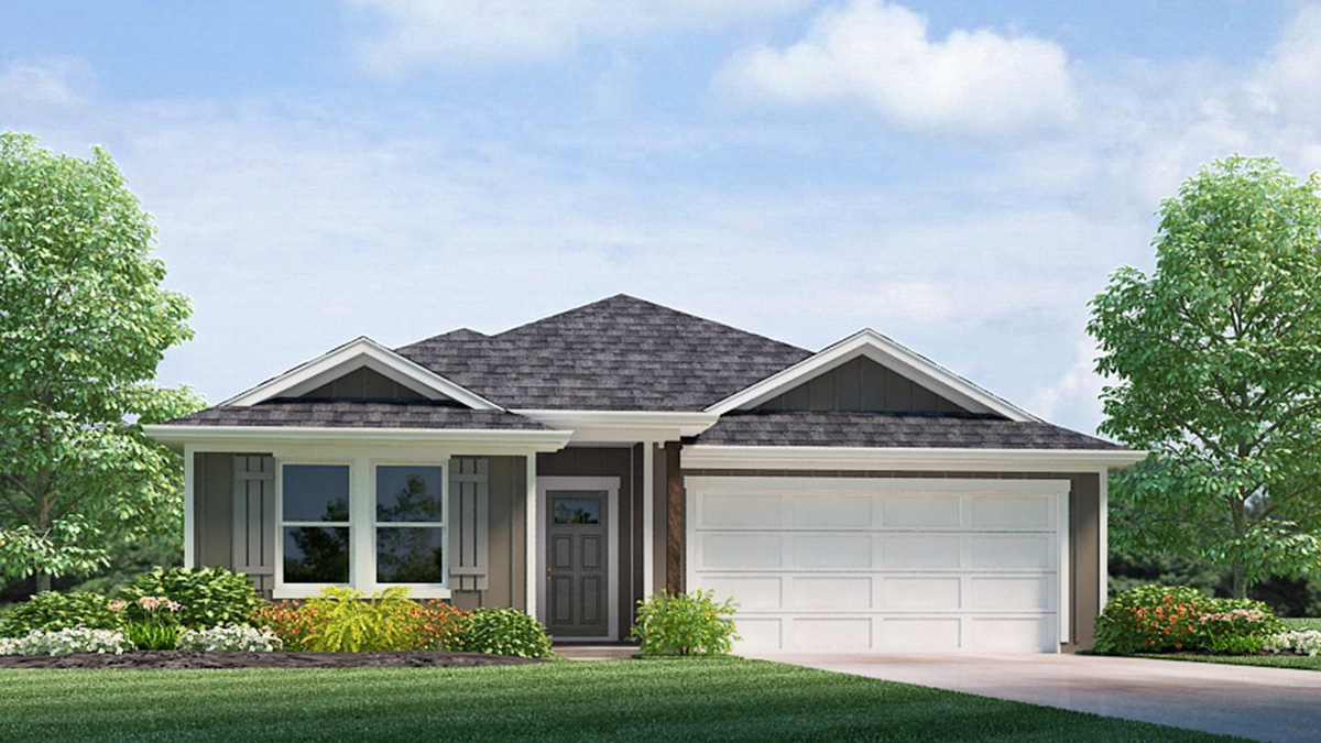 Aspen elevation A15 exterior rendering