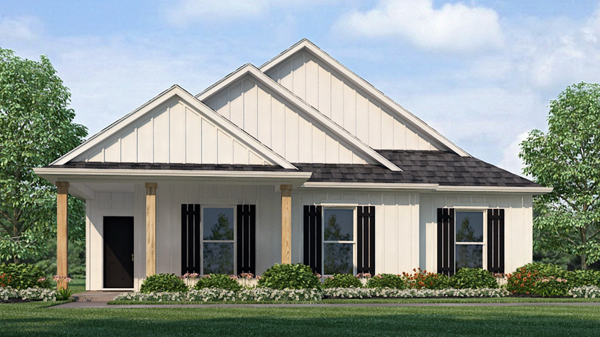 Benton elevation c15 exterior rendering