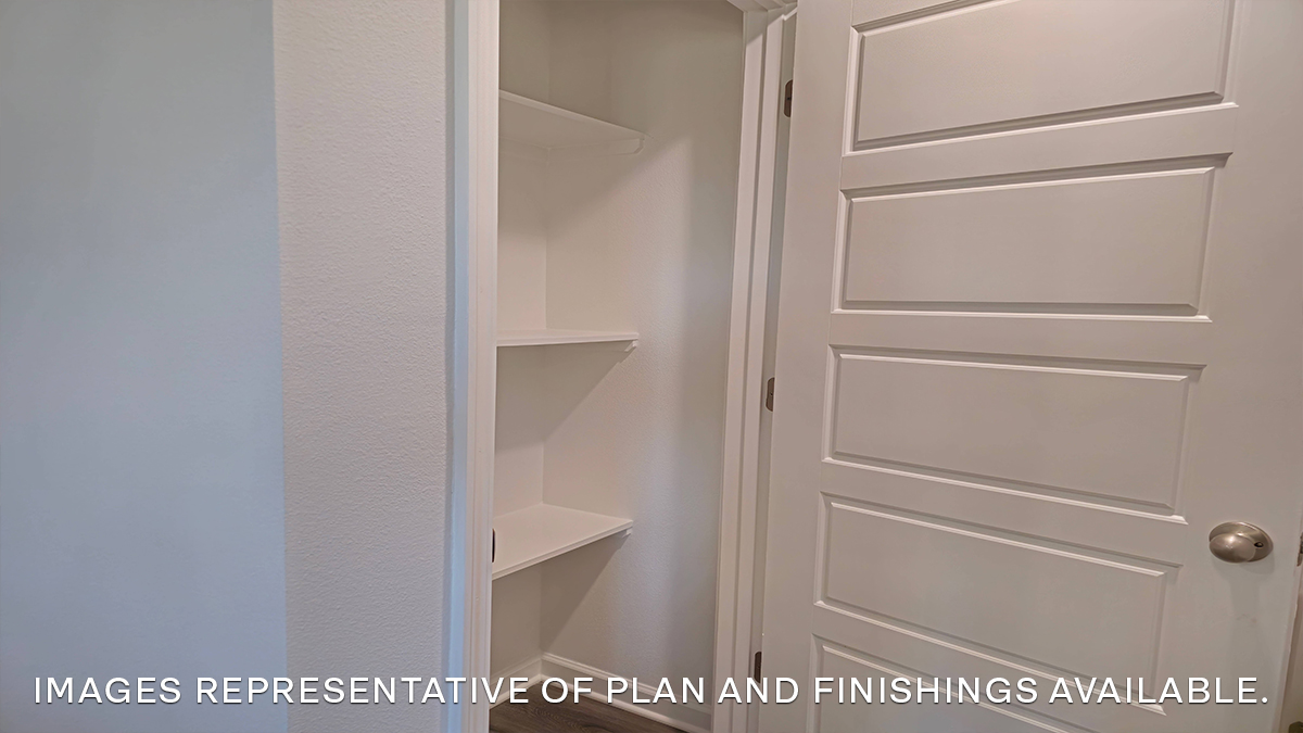 second pantry closet near kitchen