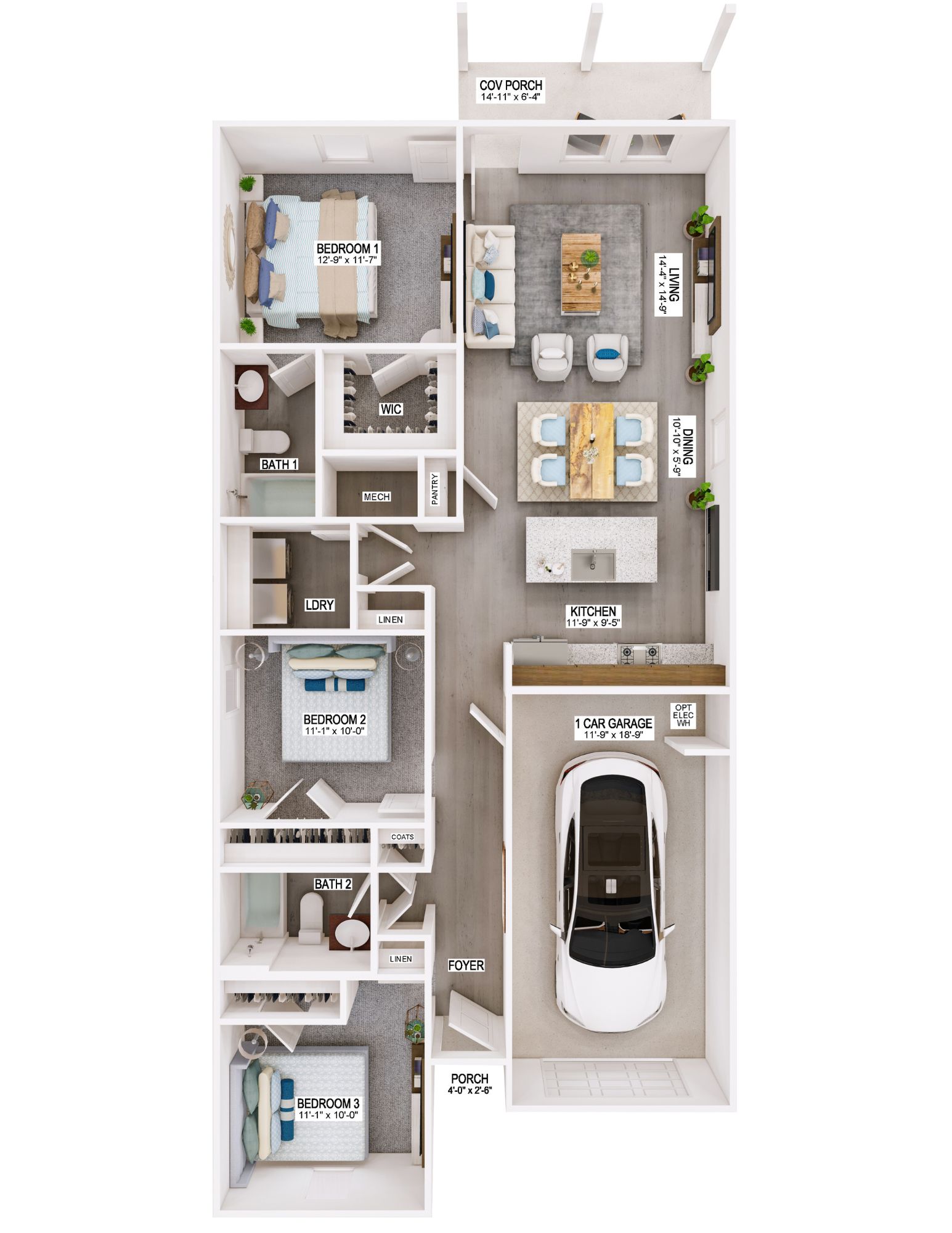 Birch drawn floorplan