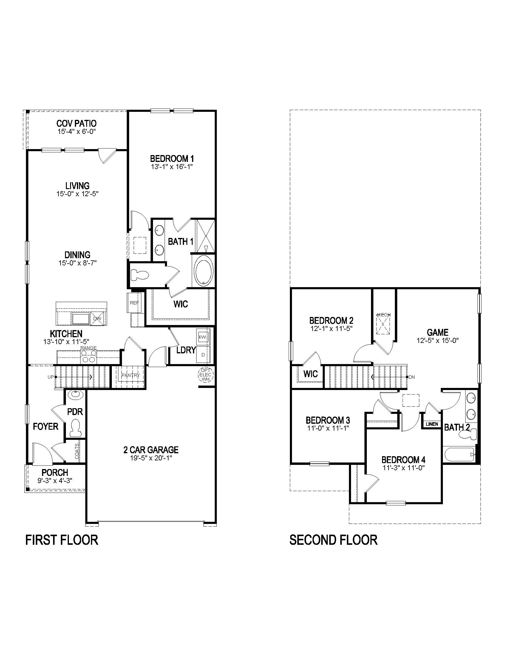 Decatur A floorplan