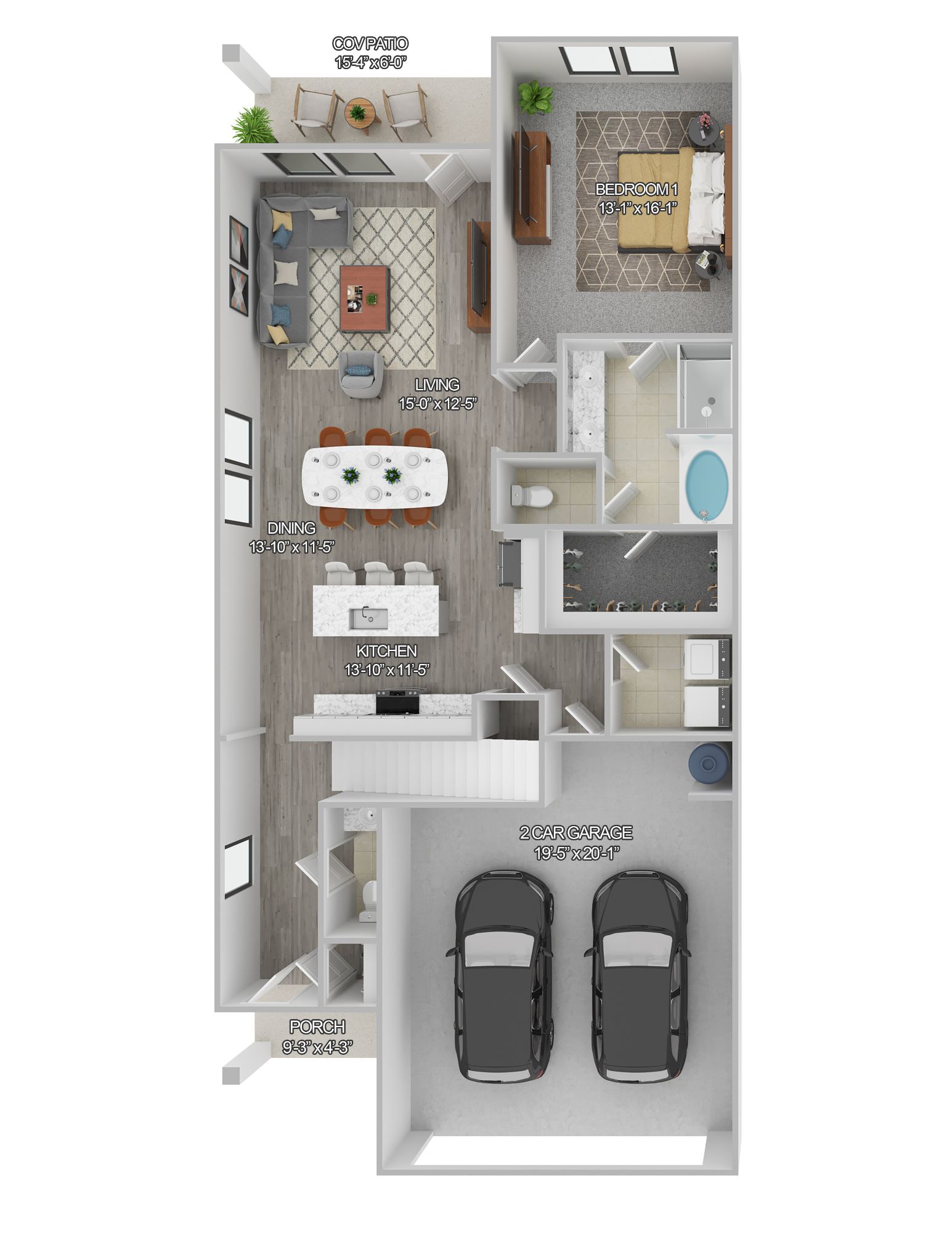 Decatur drawn downstairs floorplan
