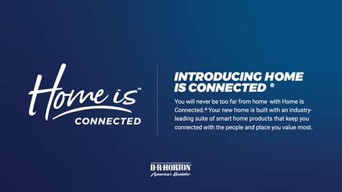 introducing home is connected graphic - savannahs subdivision in robert,la