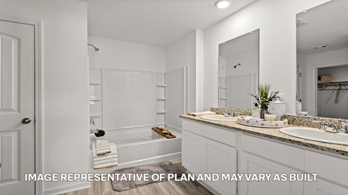 cullen primary bathroom gallery image - savannahs subdivision in robert,la