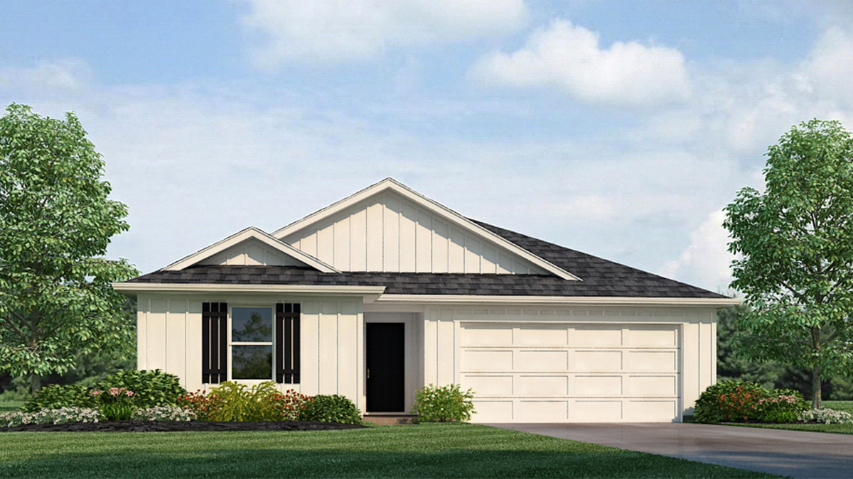 kirby elevation a15 rendering image - savannahs subdivision in robert,la