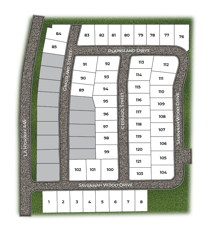 Static Lot Map