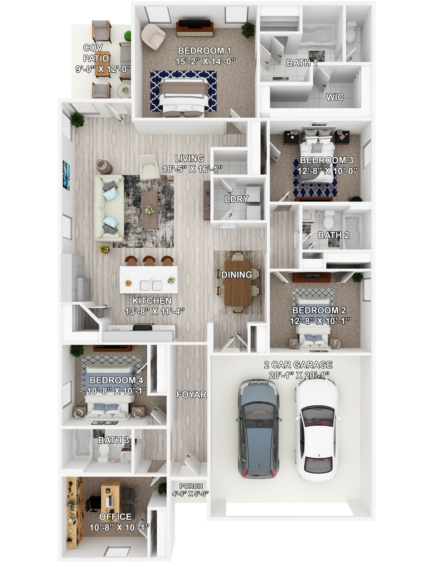 Lacombe drawn floorplan
