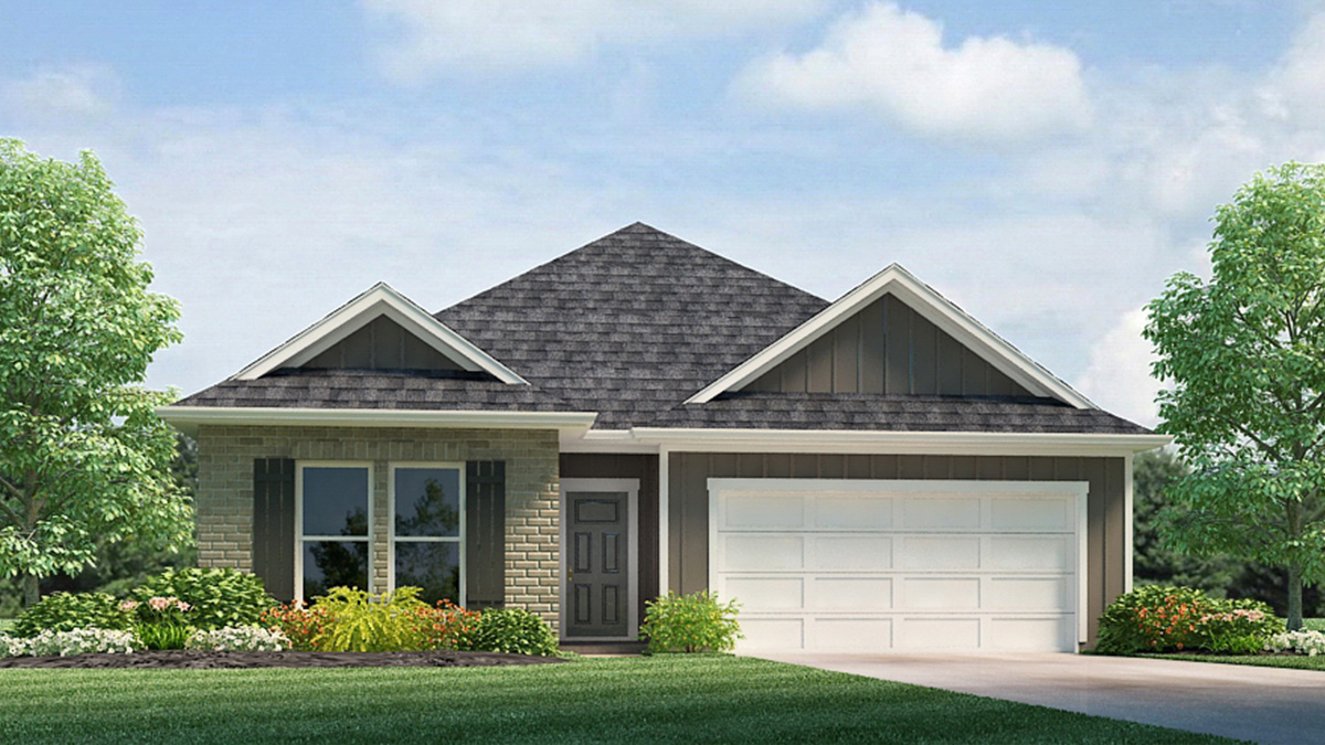 Cameron elevation A19 exterior rendering