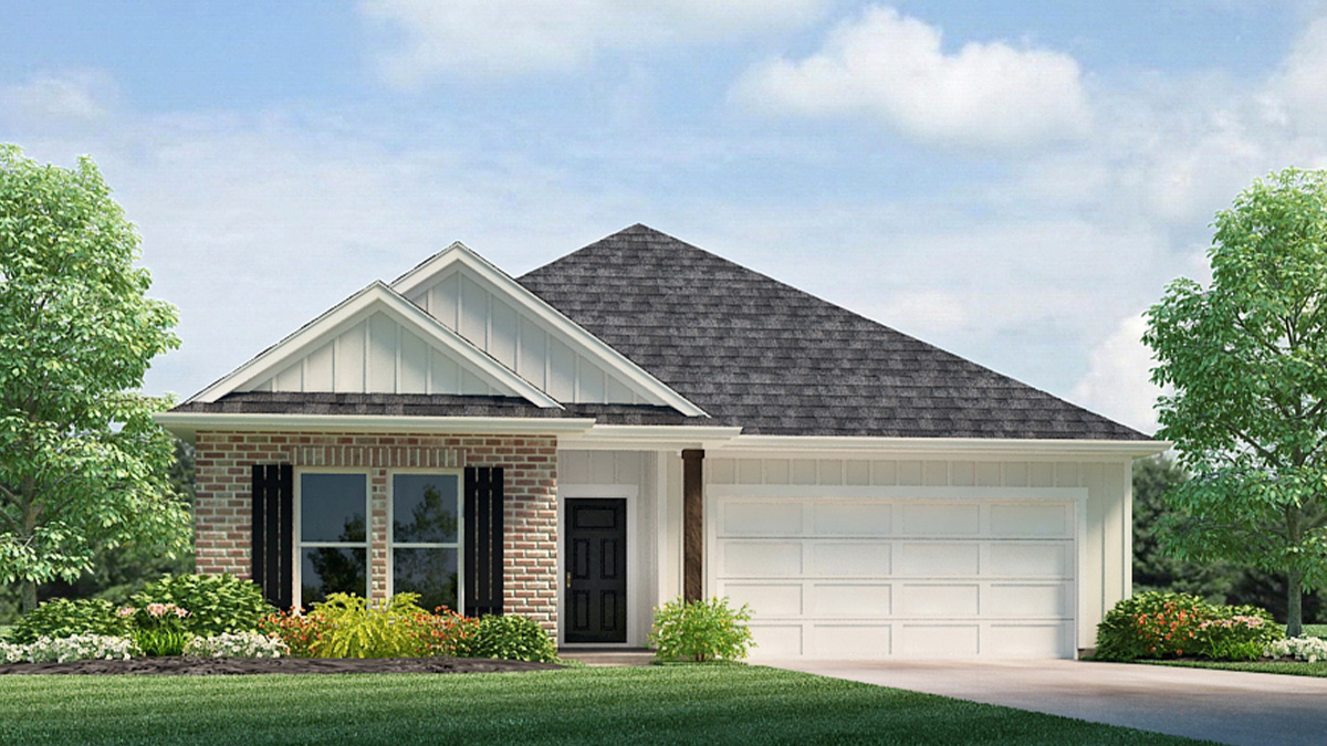Cameron elevation B19 exterior rendering