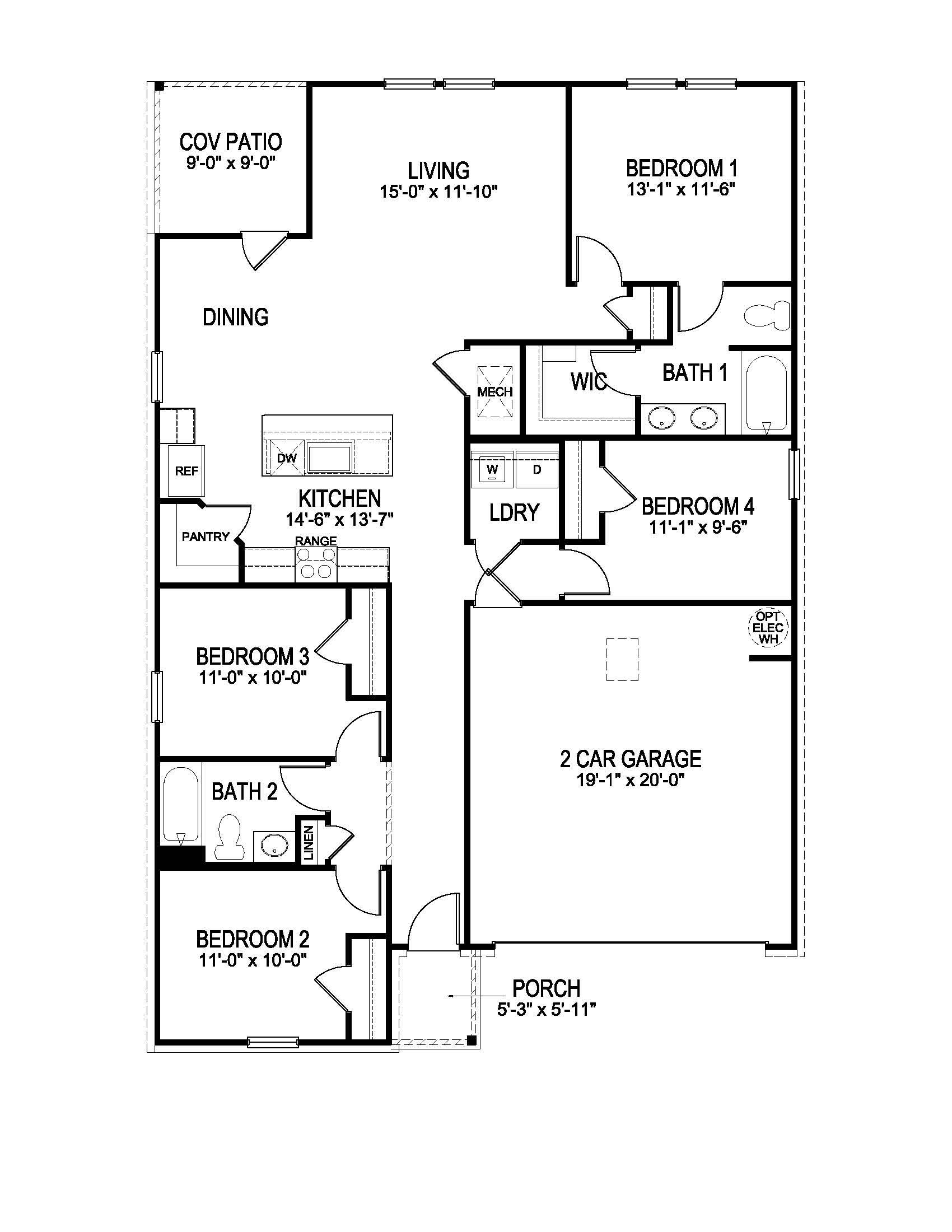 Eastwood B floorplan