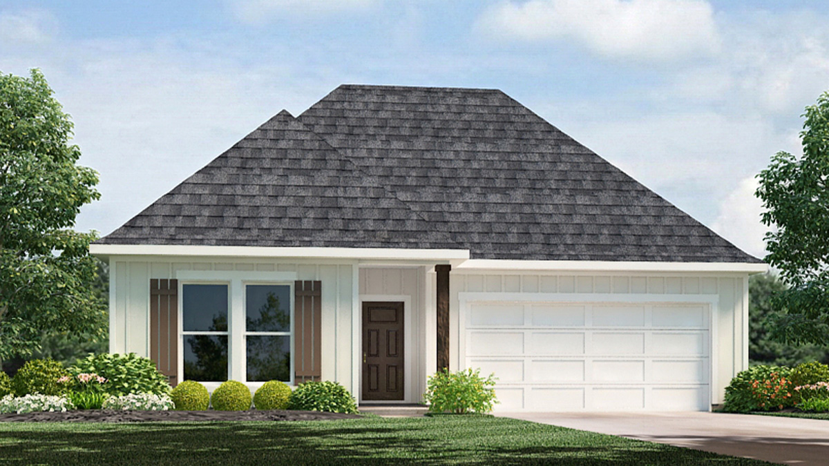 Lacombe elevation H15 floorplan