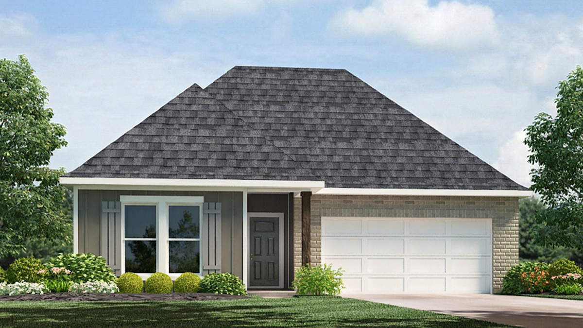 Lacombe elevation H18 floorplan