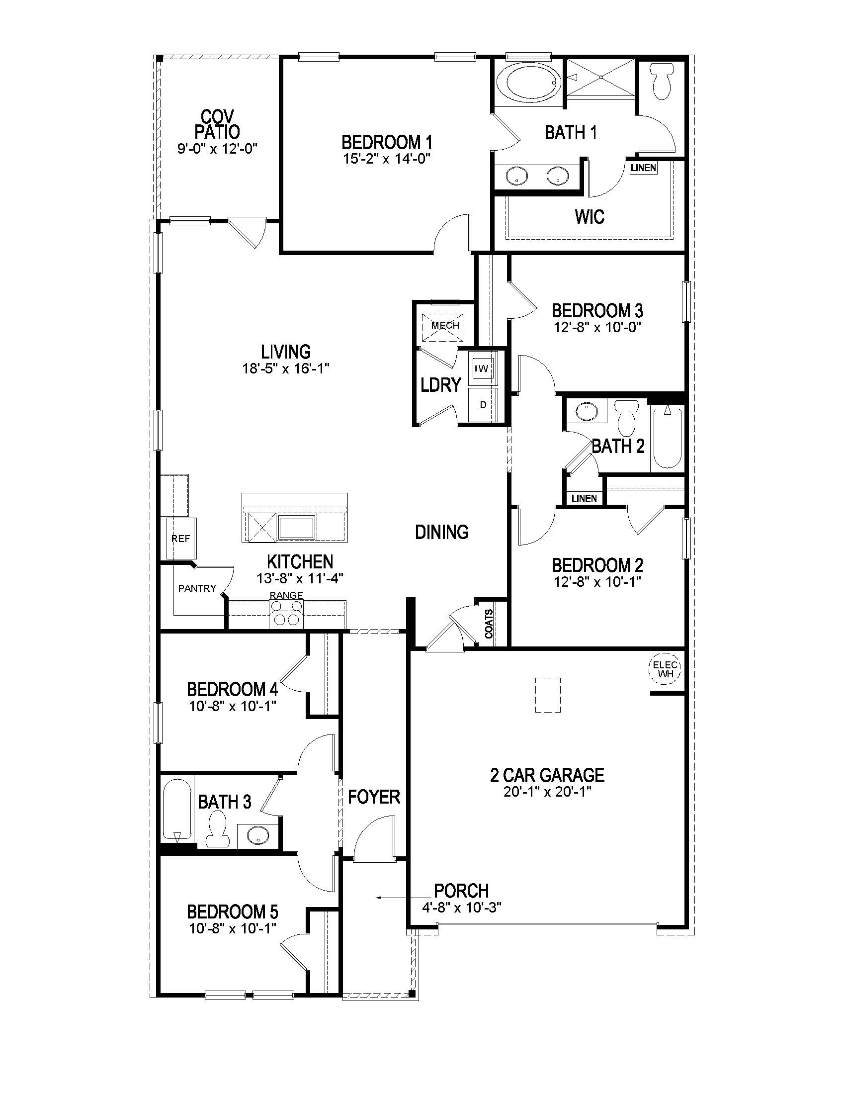 Lacombe H floorplan